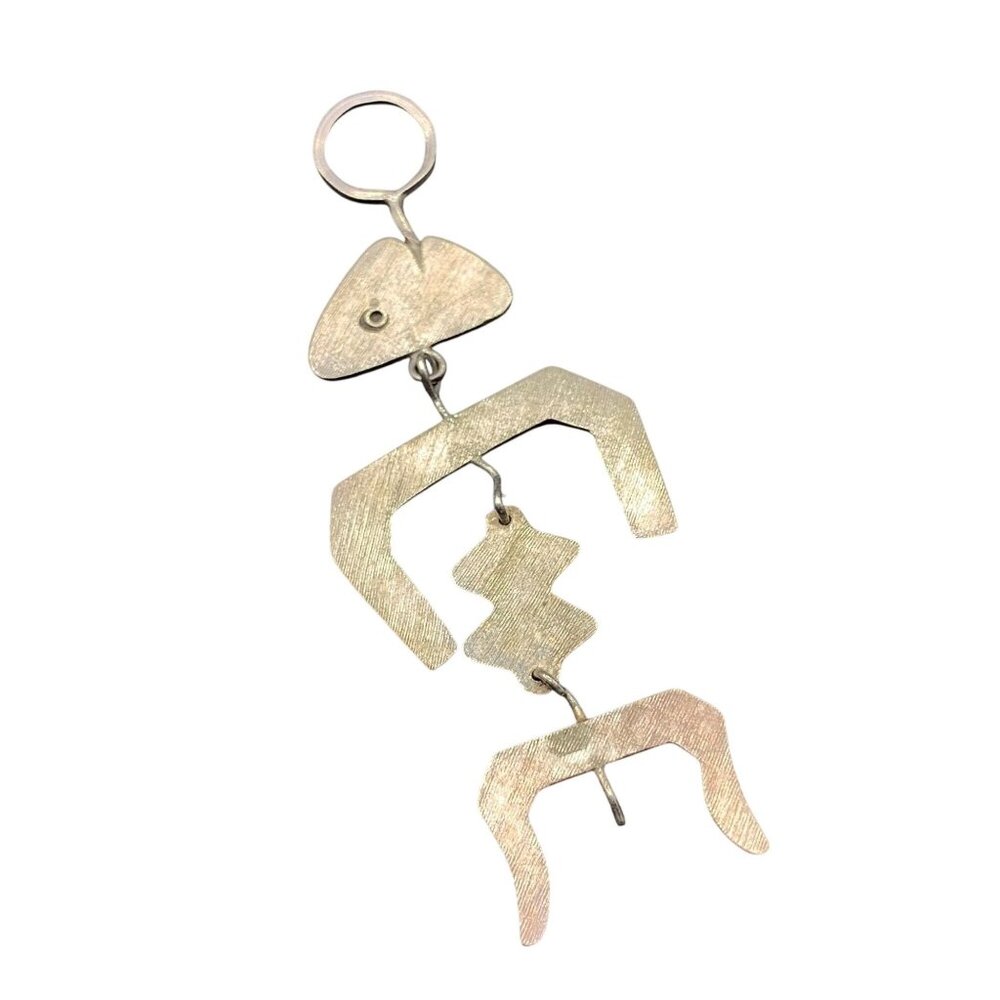 Articulated Fish Pendant Made in Peru 925 Sterling Silver Wearable Art Jewelry